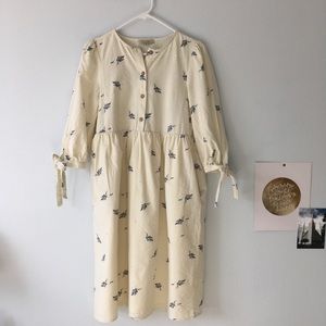 Cream Roolee Dress